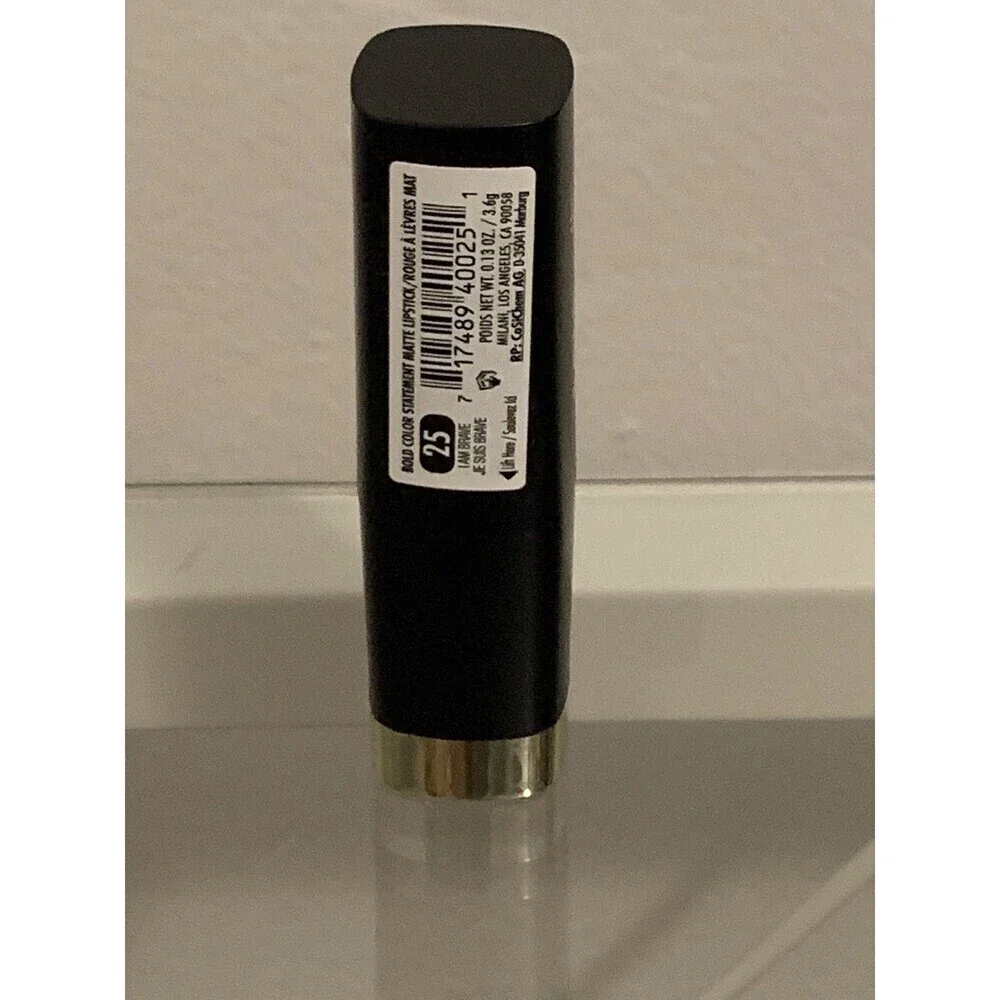 Milani - Bold Matte Lipstick - I Am Brave - .13 oz / 3.6 g